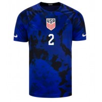 United States Sergino Dest #2 Replica Away Shirt World Cup 2022 Short Sleeve